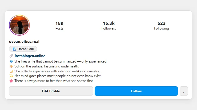 Stylish Bio For Instagram For Girls
